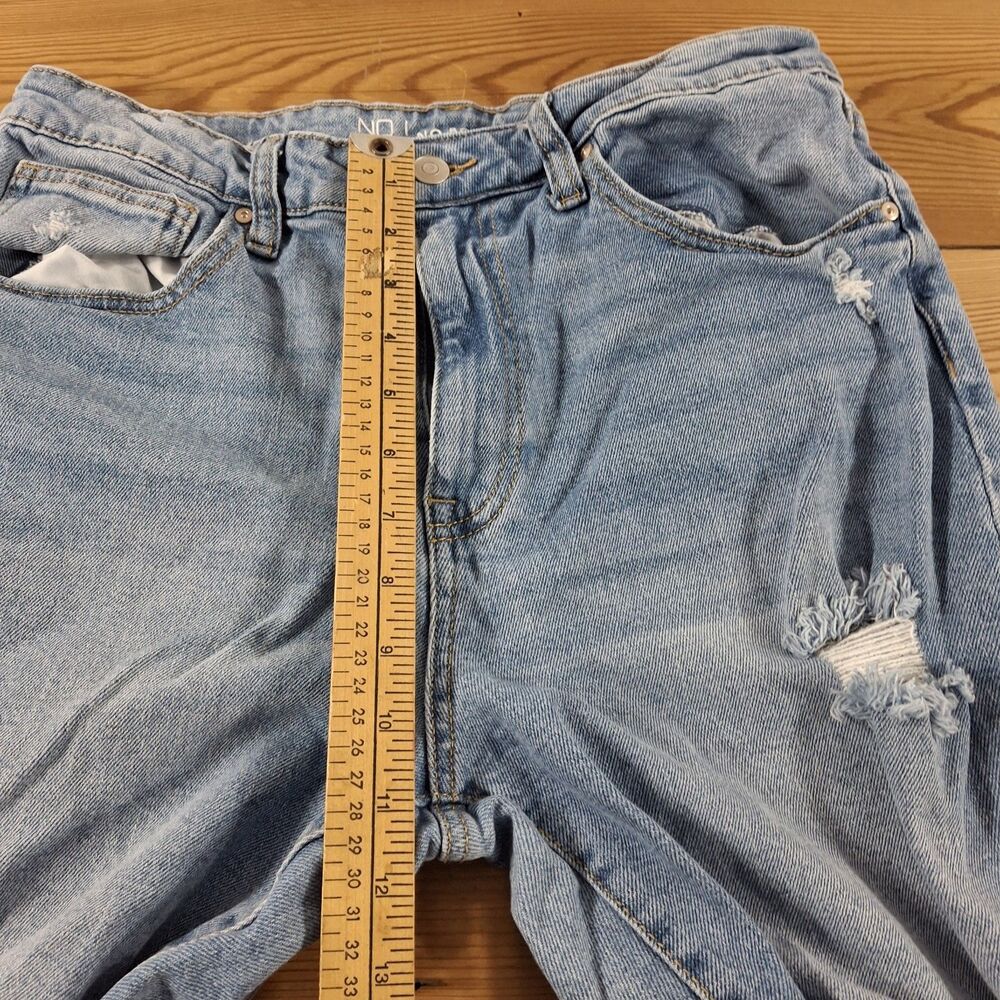No Boundries Jeans Womens Size 11 Distressed Blue - Picture 3 of 8